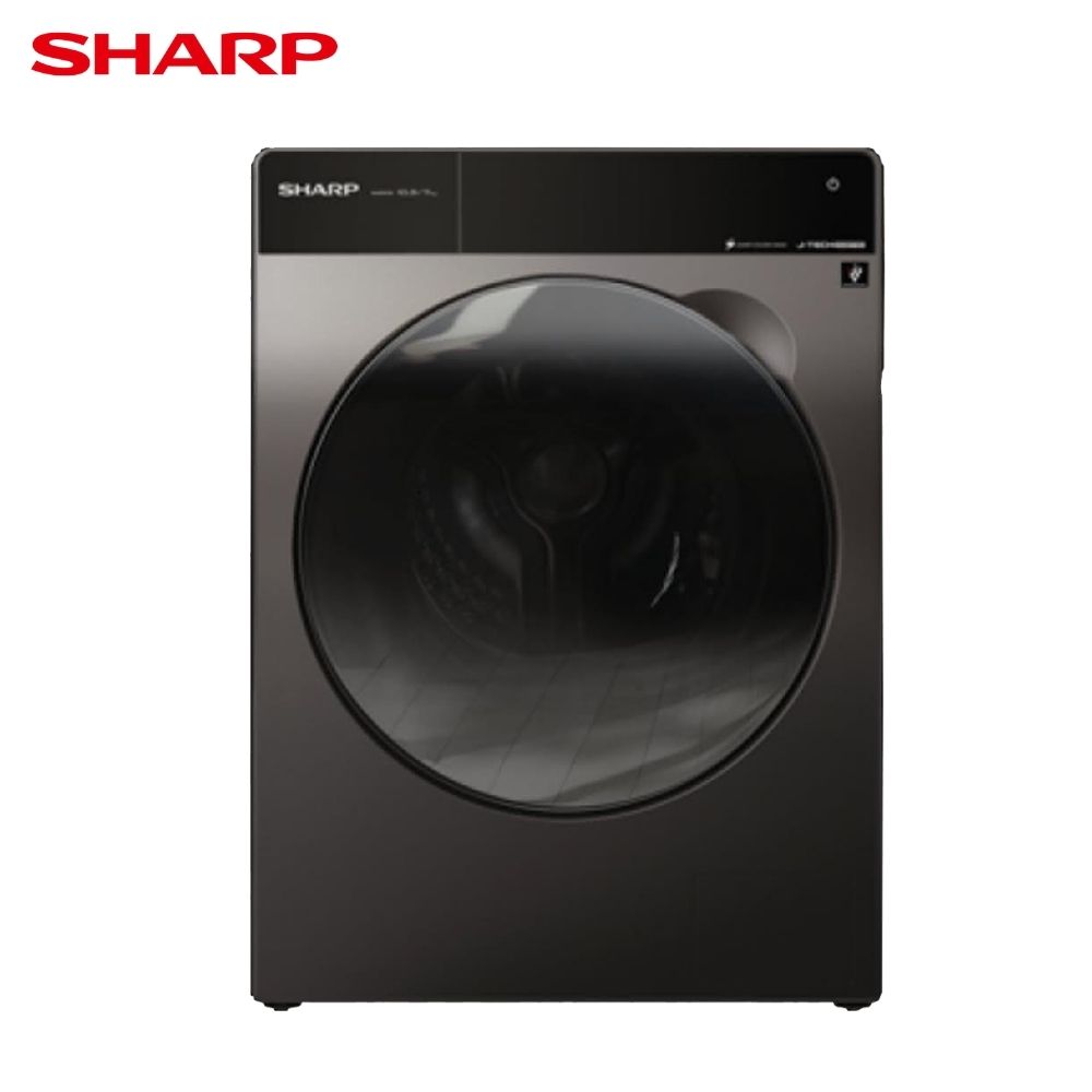 SHARP 夏普10.5/7kg變頻空氣除菌溫水洗脫烘滾筒洗衣機ES-FKA105WDT